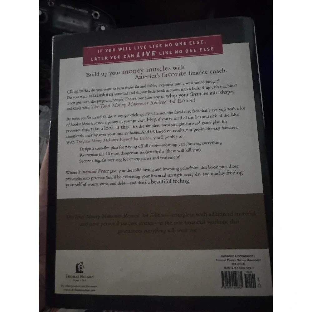 The Total Money Makeover Dave Ramsey Revised 3rd Edition Debt Free Finance Book